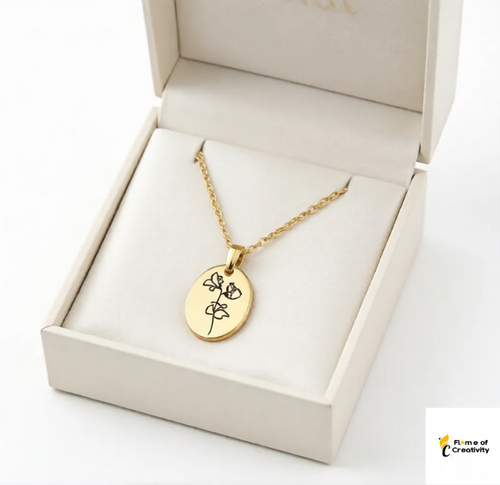 April Daisy Birth Flower Necklace Delicate Floral Pendant Jewelry for Women