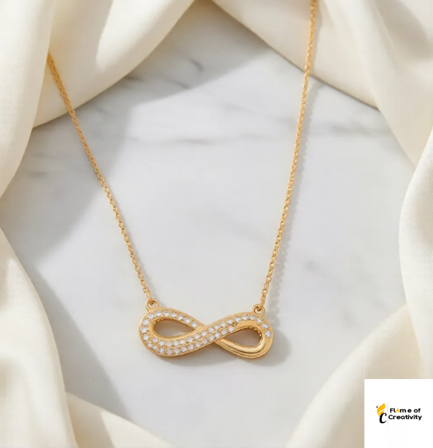 Infinite Love Necklace | Cubic Zirconia Infinity Pendant