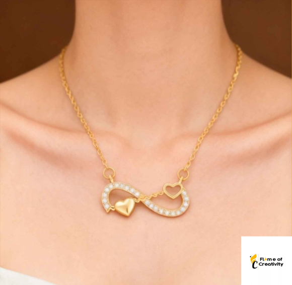 Forever Yours Necklace | Heart Infinity Pendant